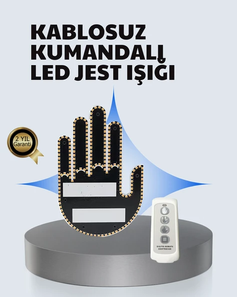 Uzaktan Kumandalı Çok Fonksiyonlu Araç Led Işığı ürün görseli 1