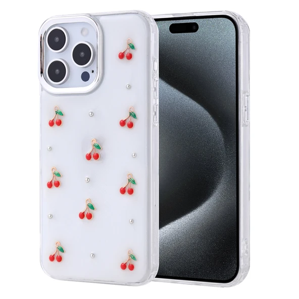 Moby Shop iPhone 15 Pro Max Uyumlu Şık Mini Figürlü Ucay Premium Sert Silikon Kapak ürün görseli 1