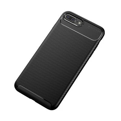 Moby Shop iPhone 7 Plus Kılıf Karekarbon Desenli Şık ve Dayanıklı Torvex Premium Silikon Kapak ürün görseli 1