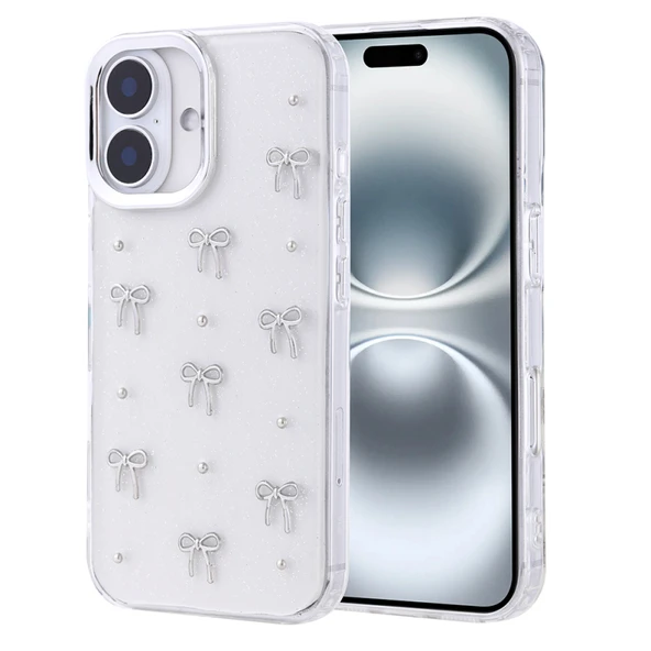 Moby Shop iPhone 16 Plus Uyumlu Şık Mini Figürlü Ucay Premium Sert Silikon Kapak ürün görseli 1