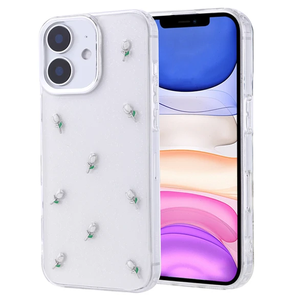 Moby Shop iPhone 11 Uyumlu Şık Mini Figürlü Ucay Premium Sert Silikon Kapak ürün görseli 1