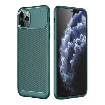 Moby Shop iPhone 11 Pro Kılıf Karekarbon Desenli Şık ve Dayanıklı Torvex Premium Silikon Kapak ürün görseli 1