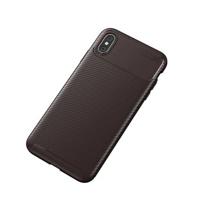 Moby Shop iPhone XS Kılıf Karekarbon Desenli Şık ve Dayanıklı Torvex Premium Silikon Kapak ürün görseli 1