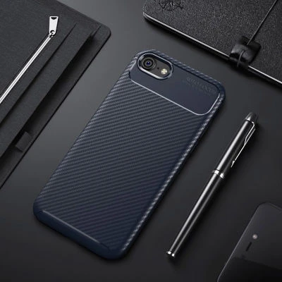 Moby Shop iPhone 6S Kılıf Karekarbon Desenli Şık ve Dayanıklı Torvex Premium Silikon Kapak ürün görseli 1