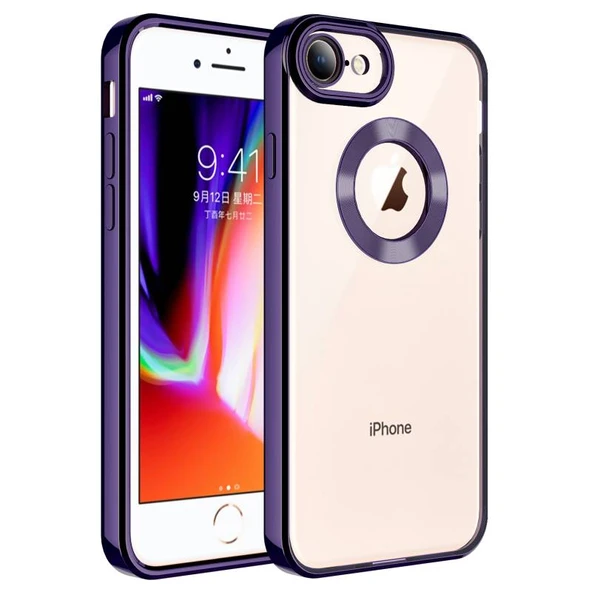 Moby Shop iPhone 8 İle Uyumlu Şık Tasarımlı ve Parlak Velina Premium Silikon Kılıf ürün görseli 1