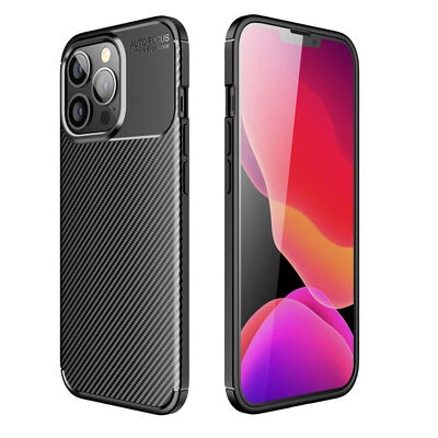 Royal Cover iPhone 13 Pro Kılıf El İzi Yapmayan Yüksek Kaliteli Silikondan Üretilmiş Premium Kapak RCV/Negro ürün görseli 1