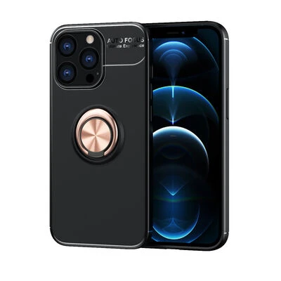 Moby Shop iPhone 13 Pro Max Ultra Koruma Sağlayan Stand Özellikli RingGuard Yüzüklü Silikon Kılıf ürün görseli 1