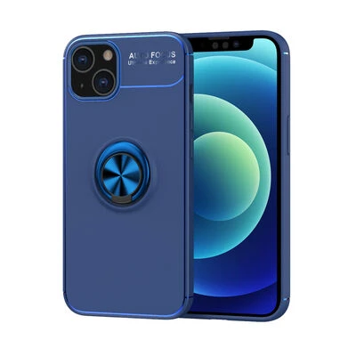 Moby Shop iPhone 13 Mini Ultra Koruma Sağlayan Stand Özellikli RingGuard Yüzüklü Silikon Kılıf ürün görseli 1