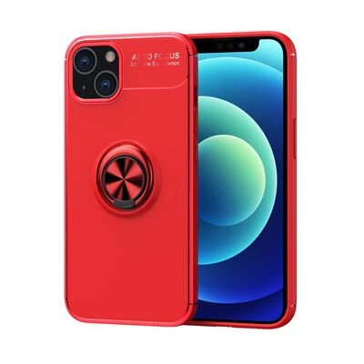 Moby Shop iPhone 13 Mini Ultra Koruma Sağlayan Stand Özellikli RingGuard Yüzüklü Silikon Kılıf ürün görseli 1