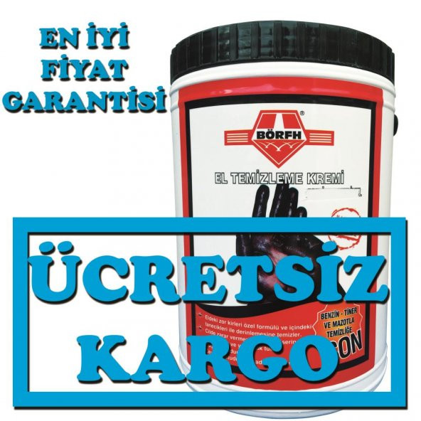Börfh El Temizleme Kremi 4kg - Resim 4