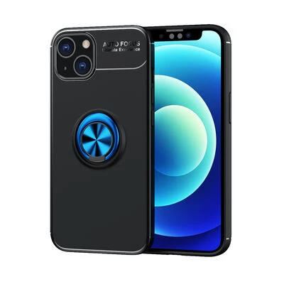 Moby Shop iPhone 14 Ultra Koruma Sağlayan Stand Özellikli RingGuard Yüzüklü Silikon Kılıf ürün görseli 1