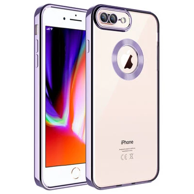 Royal Cover iPhone 8 Plus Uyumlu Kenarları Parlak ve Logo Detaylı Şık Esnek Silikon Kapak RCV/Omega ürün görseli 1