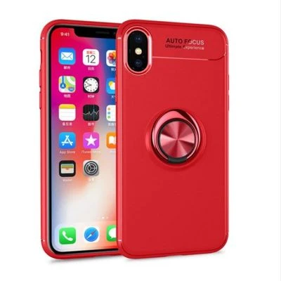Moby Shop iPhone XS Max Ultra Koruma Sağlayan Stand Özellikli RingGuard Yüzüklü Silikon Kılıf ürün görseli 1