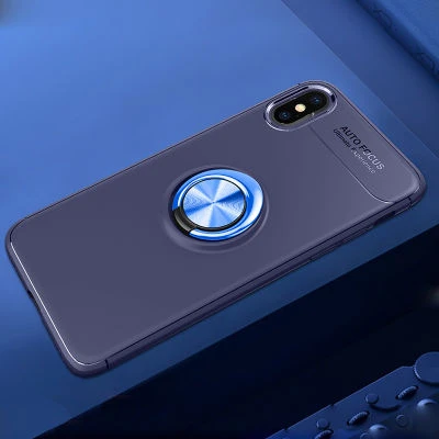 Moby Shop iPhone X Ultra Koruma Sağlayan Stand Özellikli RingGuard Yüzüklü Silikon Kılıf ürün görseli 1