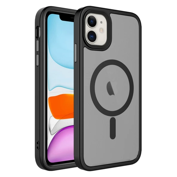 Moby Shop iPhone 12 Kılıf Şık Tasarımlı Wireless Şarj Özellikli Treno Magsafe Kapak ürün görseli 1