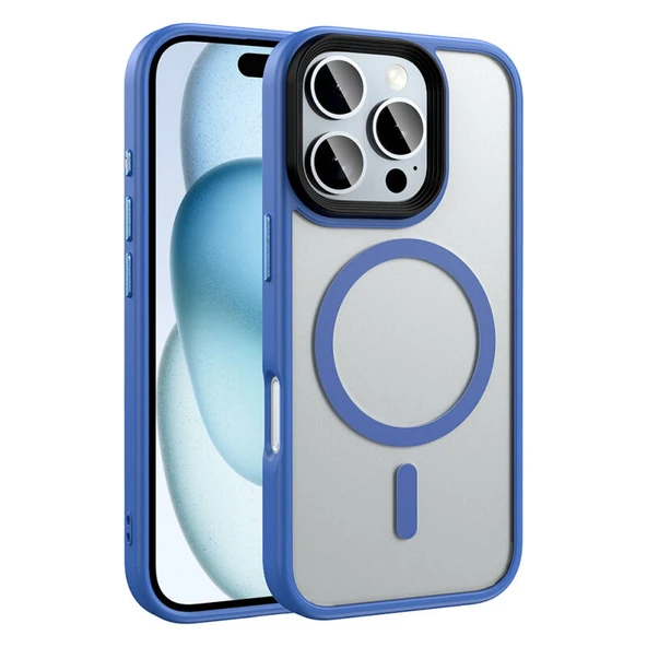 Moby Shop iPhone 16 Pro Max Kılıf Şık Tasarımlı Wireless Şarj Özellikli Treno Magsafe Kapak ürün görseli 1