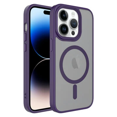 Moby Shop iPhone 14 Pro Max Kılıf Şık Tasarımlı Wireless Şarj Özellikli Treno Magsafe Kapak ürün görseli 1