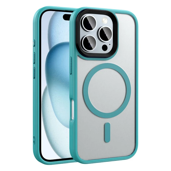 Moby Shop iPhone 16 Pro Max Kılıf Şık Tasarımlı Wireless Şarj Özellikli Treno Magsafe Kapak ürün görseli 1
