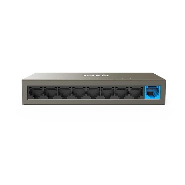 Tenda TEF1109D 8 Port 10-100 Mbps Switch Çelik Kasa Rack Mount ürün görseli 1