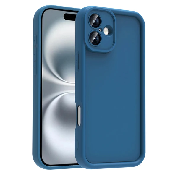 Moby Shop iPhone 16 Plus Kılıf Soft Toch Hissiyatlı Elastiq Silicone Premium Case Cover ürün görseli 1