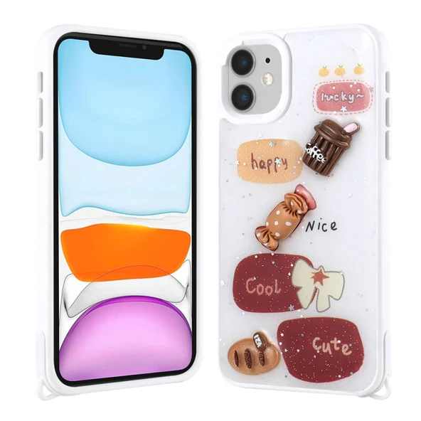 Moby Shop iPhone 11 Kılıf Lunessa Premium Figürlü Sert Silikon Kapak ürün görseli 1