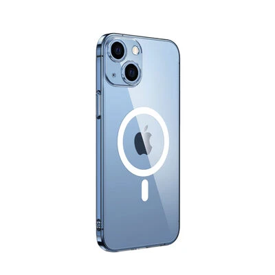 Moby Shop iPhone 13 Kılıf İle Uyumlu MagSafe Özellikli Şeffaf Porten Kapak ürün görseli 1