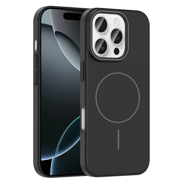 Moby Shop iPhone 16 Pro Max Kılıf Magsafe Özellikli ve Şık Tasarımlı Ruby Premium Silikon Kapak ürün görseli 1