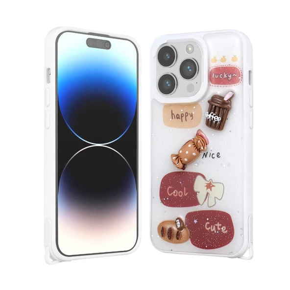Moby Shop iPhone 14 Pro Kılıf Lunessa Premium Figürlü Sert Silikon Kapak ürün görseli 1