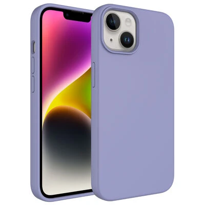 Moby Shop iPhone 14 Plus Kılıf Sıvı Teknolojili Silinebilir Sert Kılıf Yumuşak Dokulu ve Soft Yapılı Magsafe Özellikli Pastella Premium Silikon Kapak Kapak ürün görseli 1