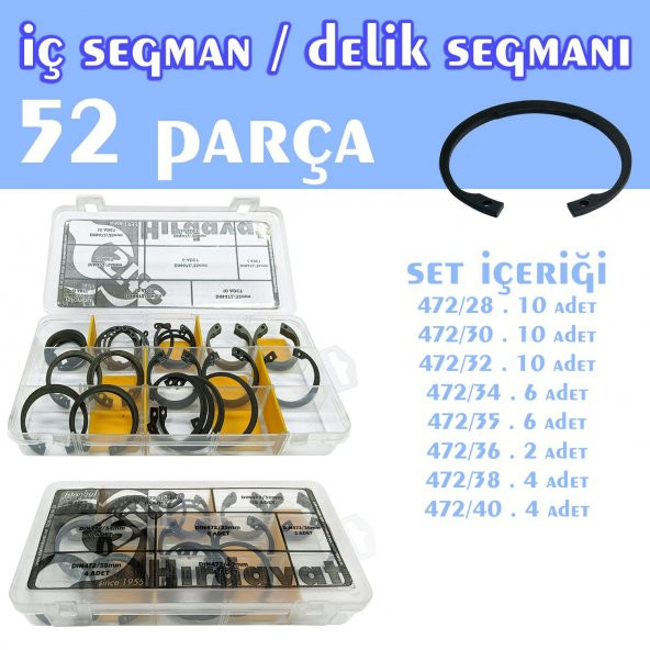 52 Parça İç Segman Seti ürün görseli 1
