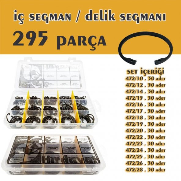 295 Parça İç Segman Seti ürün görseli 1