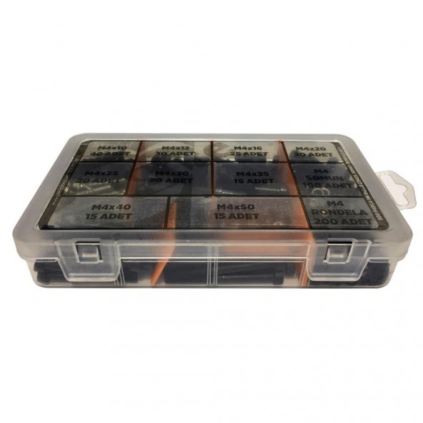 500 Parça M4 İmbus Set - Resim 3