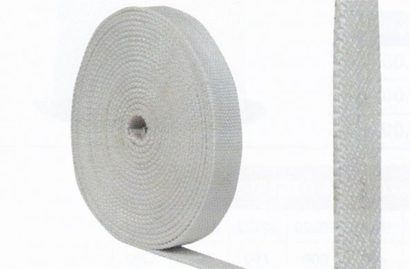 Cam Elyaf Şerit Egsoz Sargısı Yanmaz Amyant 25x2mm - 5 metre ürün görseli 1