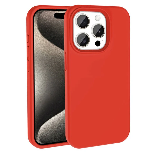 Moby Shop iPhone 15 Pro Kılıf Yumuşak Dokulu ve Soft Yapılı Magsafe Özellikli Pastella Premium Silikon Kapak ürün görseli 1