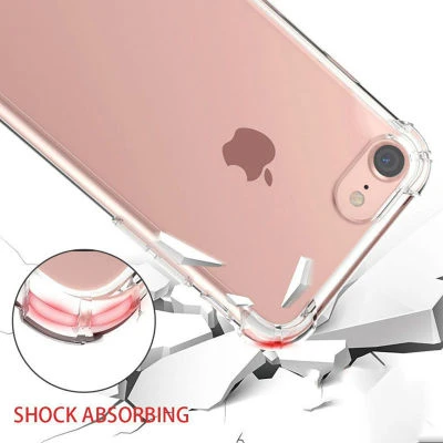 Moby Shop iPhone 6S Plus Kılıf Şeffaf Köşe Korumalı Jellix Premium Şık Silikon Kılıf ürün görseli 1