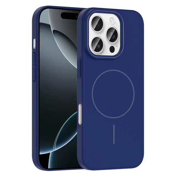 Moby Shop iPhone 16 Pro Kılıf Magsafe Özellikli ve Şık Tasarımlı Ruby Premium Silikon Kapak ürün görseli 1