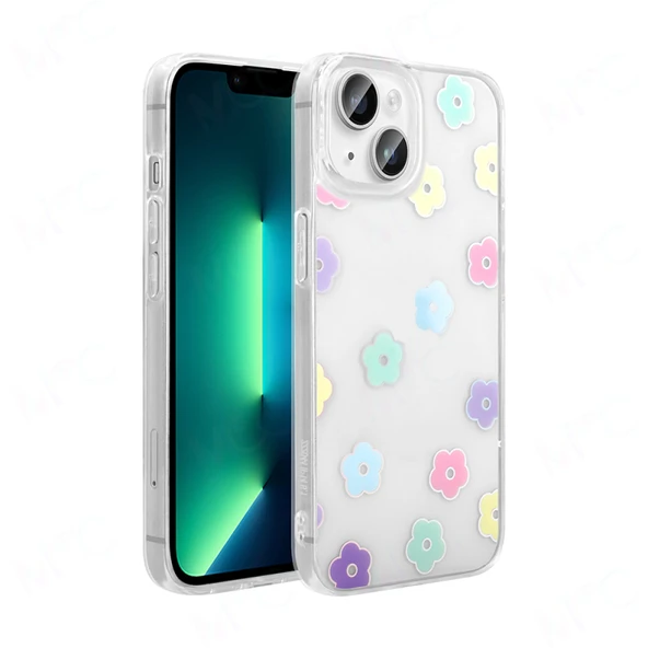 Moby Shop iPhone 14 Kılıf Şeffaf Figürlü Zarafet Sert Kapak ürün görseli 1