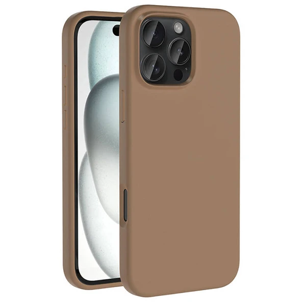 Moby Shop iPhone 16 Pro Kılıf Yumuşak Dokulu ve Soft Yapılı Magsafe Özellikli Pastella Premium Silikon Kapak ürün görseli 1