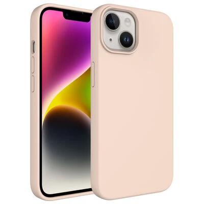 Moby Shop iPhone 14 Kılıf Sıvı Teknolojili Silinebilir Sert Kılıf Yumuşak Dokulu ve Soft Yapılı Magsafe Özellikli Pastella Premium Silikon Kapak Kapak ürün görseli 1