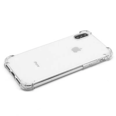 Royal Cover iPhone X Uyumlu Şeffaf Sert ve Köşe Korumalı Silikon Kılıf RCV/Nitro ürün görseli 1