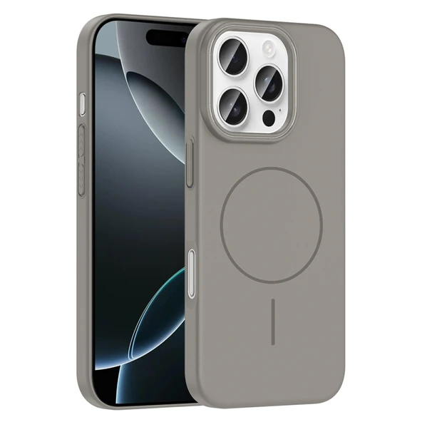 Moby Shop iPhone 16 Pro Kılıf Magsafe Özellikli ve Şık Tasarımlı Ruby Premium Silikon Kapak ürün görseli 1