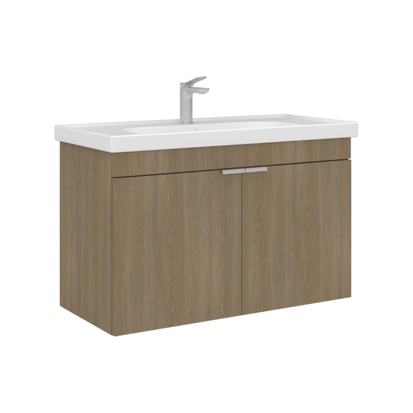 Orka Desna 90 cm Budva Banyo Dolabı Alt Modül Lavabo ürün görseli 1