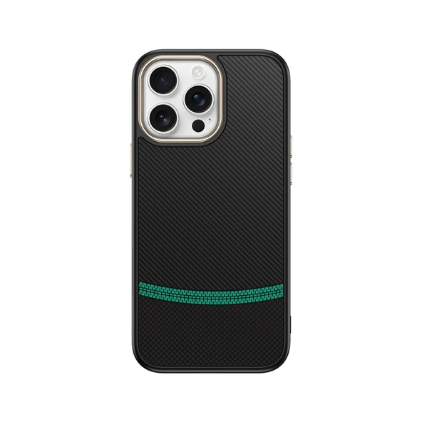 Moby Shop İphone 14 Pro Max Kılıf Sportif Karbon Tasarımlı ve Magsafe Özellikli Fortex Premium Sert Silikon Kapak ürün görseli 1