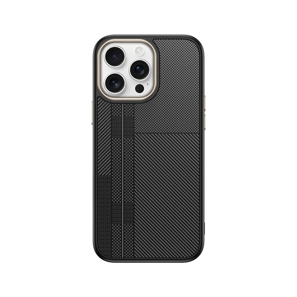 Moby Shop İphone 14 Pro Max Kılıf Sportif Karbon Tasarımlı ve Magsafe Özellikli Fortex Premium Sert Silikon Kapak ürün görseli 1
