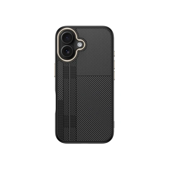 Moby Shop İphone 16 Kılıf Sportif Karbon Tasarımlı ve Magsafe Özellikli Fortex Premium Sert Silikon Kapak ürün görseli 1