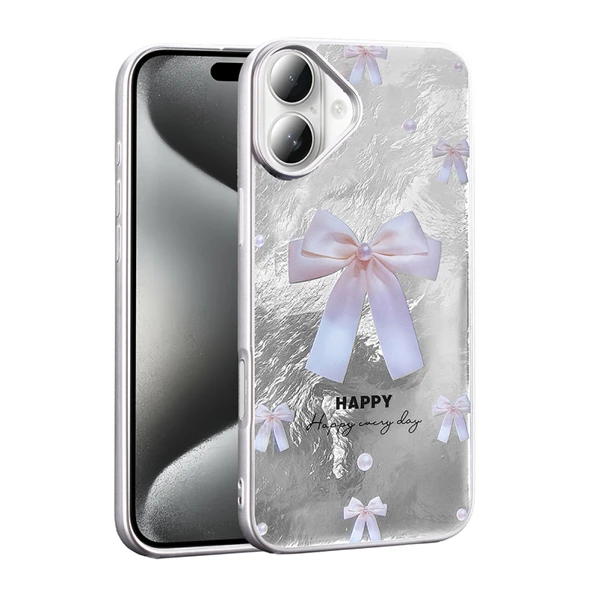 Moby Shop iPhone 16 Kılıf Desen Detaylı Şık Leolüx Silicone Case Cover ürün görseli 1