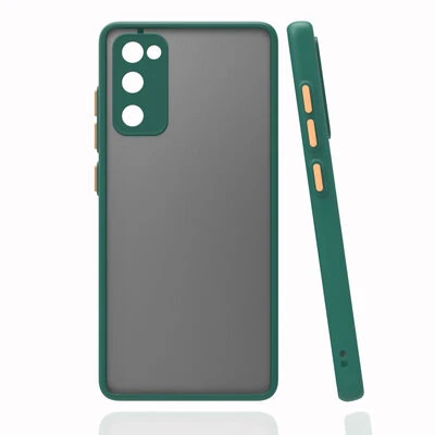 Moby Shop Samsung Galaxy S20 FE Kılıf Kenarları Renkli arkası Mat Rexa Premium Silikon Kapak ürün görseli 1