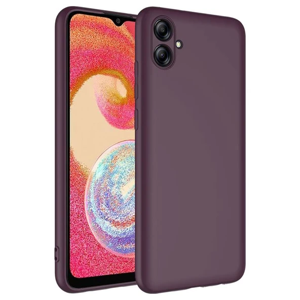 Moby Shop Samsung Galaxy A04E Kılıf Kılıf İçi Kadifeli Esnek Kadifon Lansman Premium Silikon Kılıf ürün görseli 1
