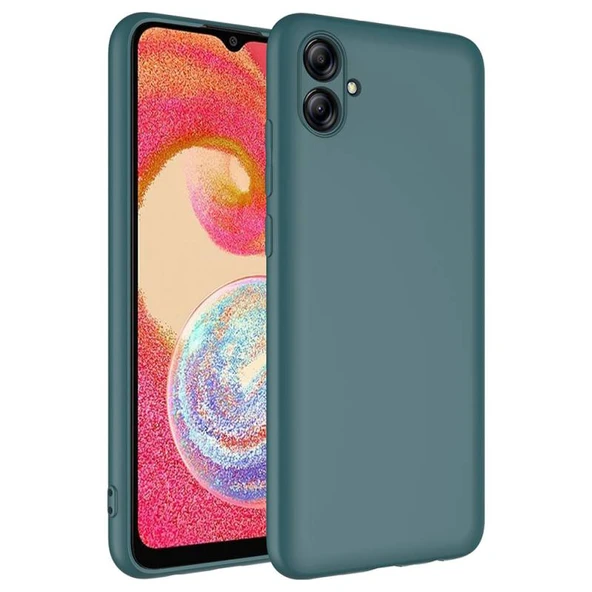 Moby Shop Samsung Galaxy A04E Kılıf Kılıf İçi Kadifeli Esnek Kadifon Lansman Premium Silikon Kılıf ürün görseli 1
