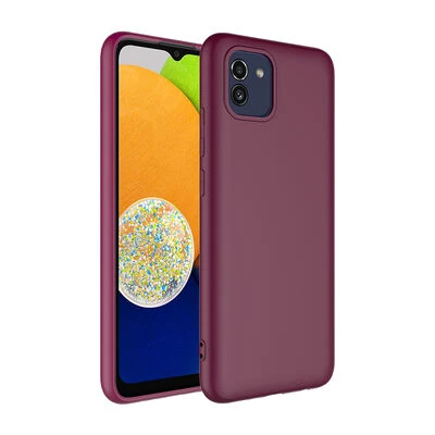 Moby Shop Samsung Galaxy A03 Kılıf Kılıf İçi Kadifeli Esnek Kadifon Lansman Premium Silikon Kılıf ürün görseli 1